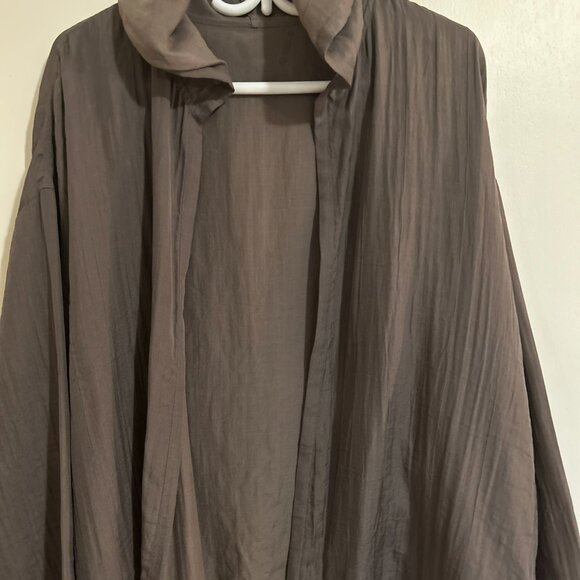 Liz Claiborne Cotton/Silk jacket - Hooded - Picture 1 of 9